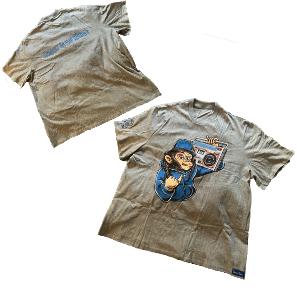 Monkey In The Middle Grey T-Shirt