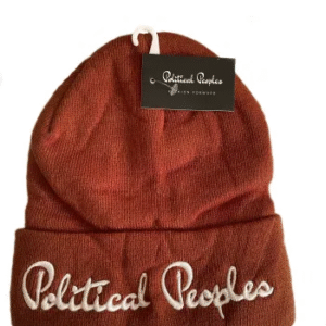 Political Peoples Khaki Winter Hat Beanie