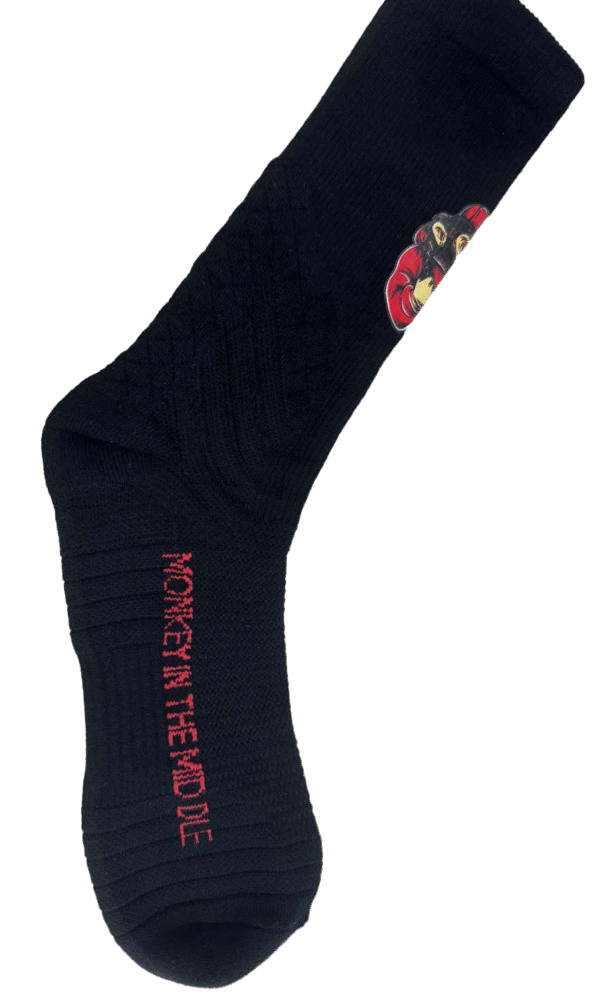 Monkey In The Middle Black Socks - Image 6