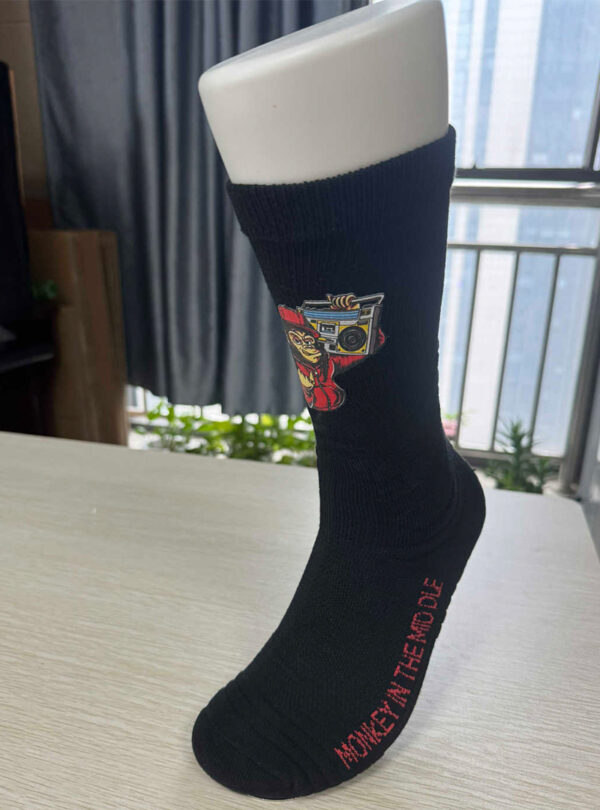 Monkey In The Middle Black Socks - Image 3