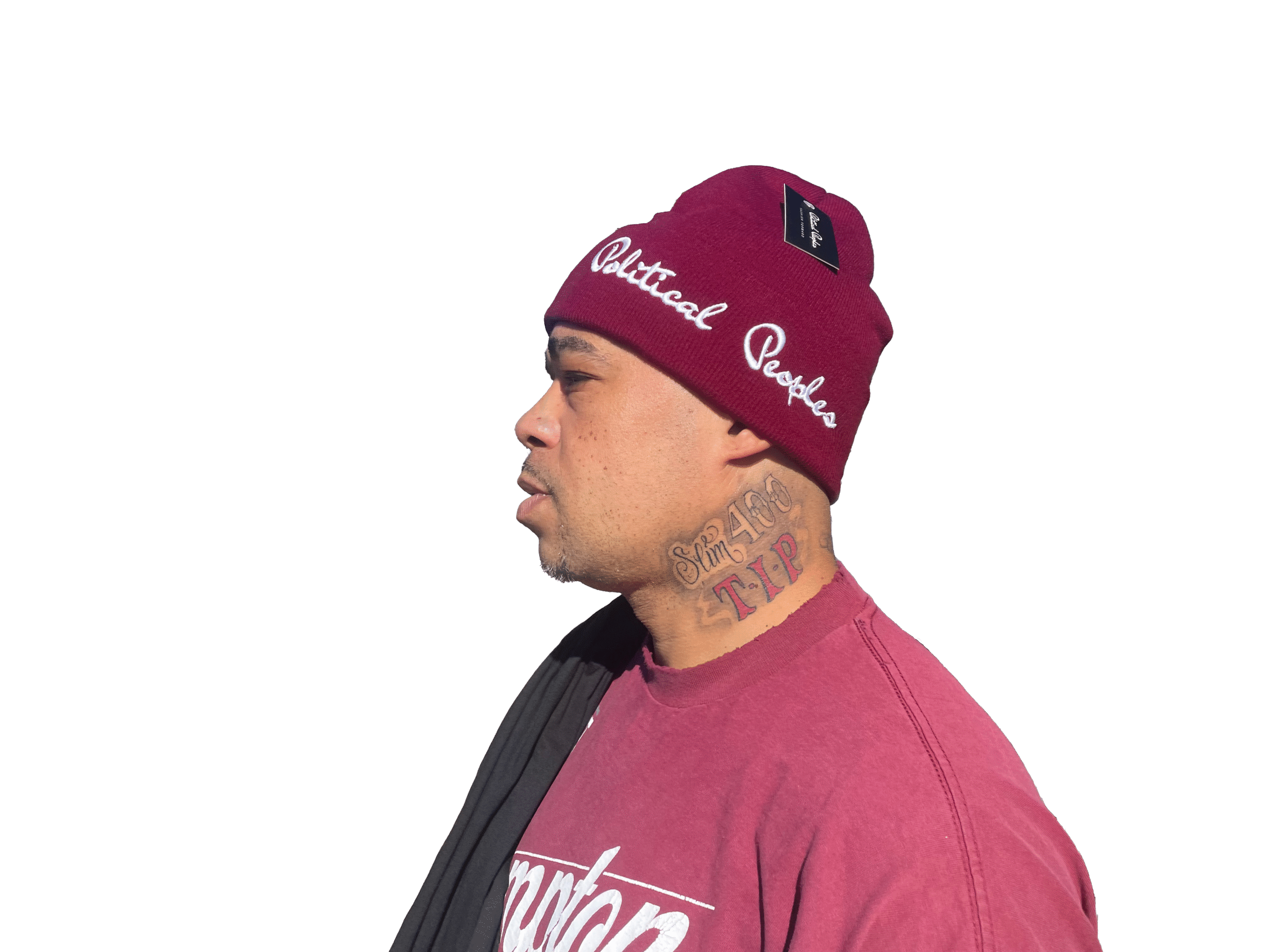 Political Peoples Purplish Red Winter Hat Beanie - Image 7