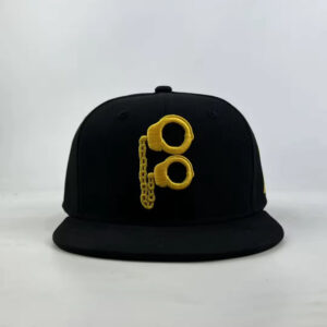 PP Logo Baseball Black Fitted Hat