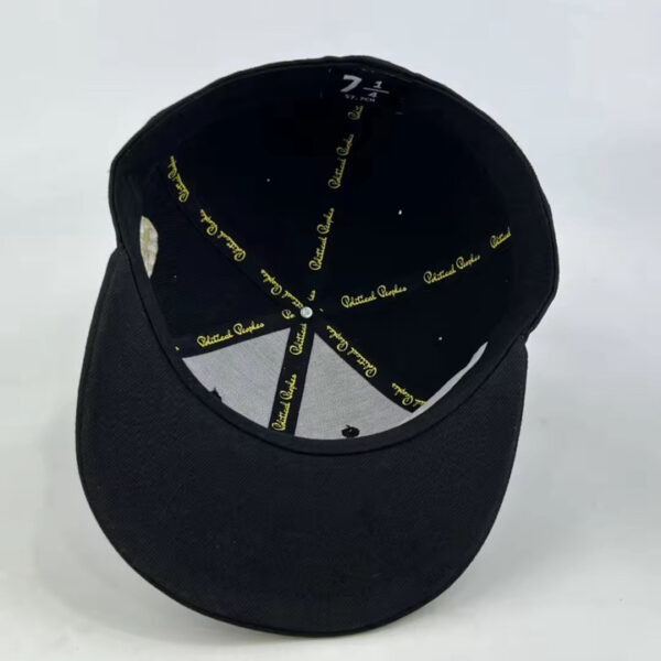 PP Logo Baseball Black Fitted Hat - Image 2
