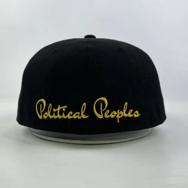 PP Logo Baseball Black Fitted Hat - Image 4