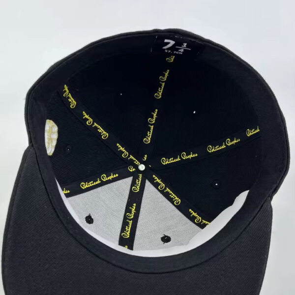 PP Logo Baseball Black Fitted Hat - Image 5